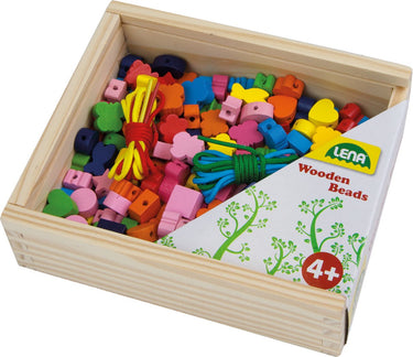 Lena kralenketting junior 17 x 14,5 cm hout 165-delig