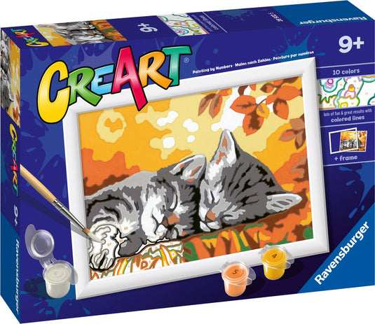 Ravensburger creart autumn kitties - schilderen op nummer voor kinderen