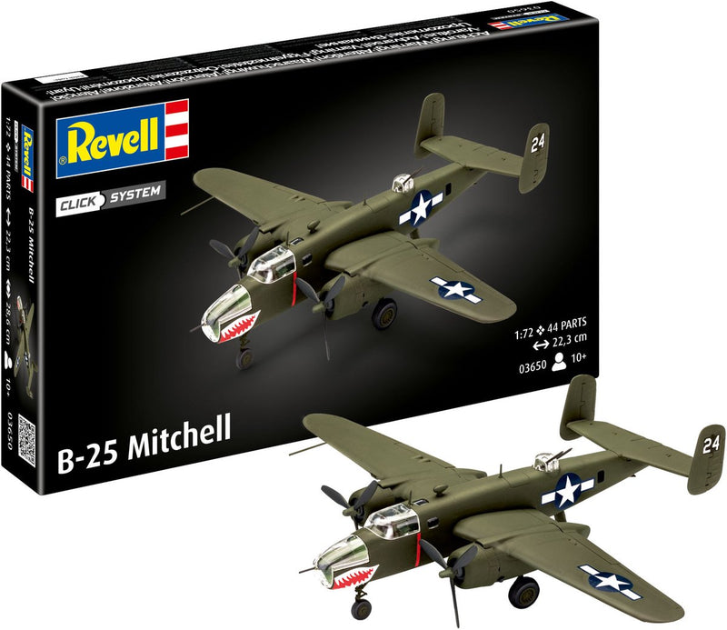 Load image into Gallery viewer, Revell modelbouwpakket militaire voertuigen - 03650 b-25 mitchell easy-click-system plastic - 1:72 - modelbouw
