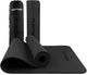 Tunturi yoga mat 8mm - pilates mat - extra dikke fitness mat - 183x61x0,8 cm - incl draagtas - ecologisch materiaal - eenvoudig te reinigen - zwart