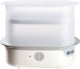 Tommee tippee advanced steam elektrische sterilisator voor zuigflessen, doodt virussen* en 99,9% van de bacteriën, 5 minuten durende sterilisatiecyclus, wit