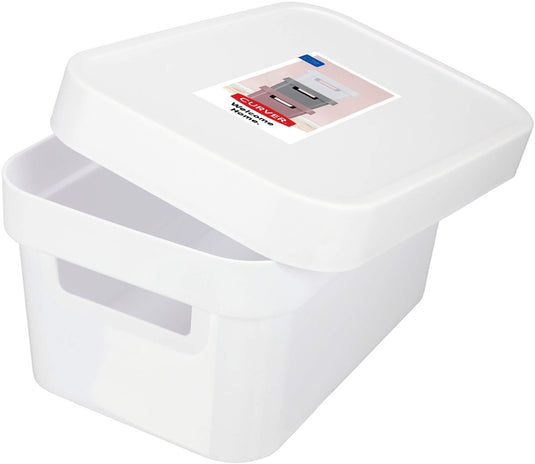 Curver opbergbox met cover infinity 4.5l wit