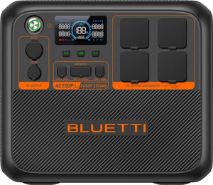 Bluetti eu bluetti ac200p l - power station - 2400w - 2304wh - 1200w solar input