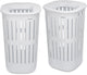 Brabantia collect-it wasmand - set van 2 - met deksel - 55 l - white