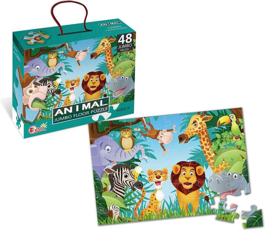 Amuuso puzzel dieren 90x60 - 48st.