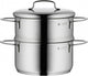 Wmf mini - groentestomer - ø16 cm - rvs - inclusief deksel - geschikt voor alle warmtebronnen