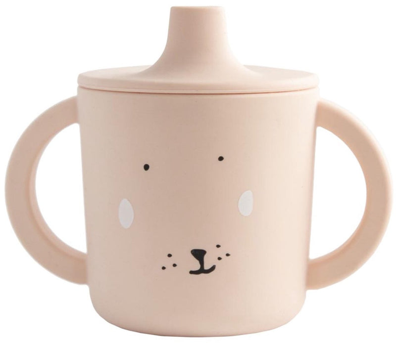 Afbeelding laden in galerijviewer, Trixie tuitbeker - mrs. rabbit - drinkbeker voor baby - antilek beker - voor baby's vanaf 4 maanden - van siliconen - geschikt voor de vaatwasser
