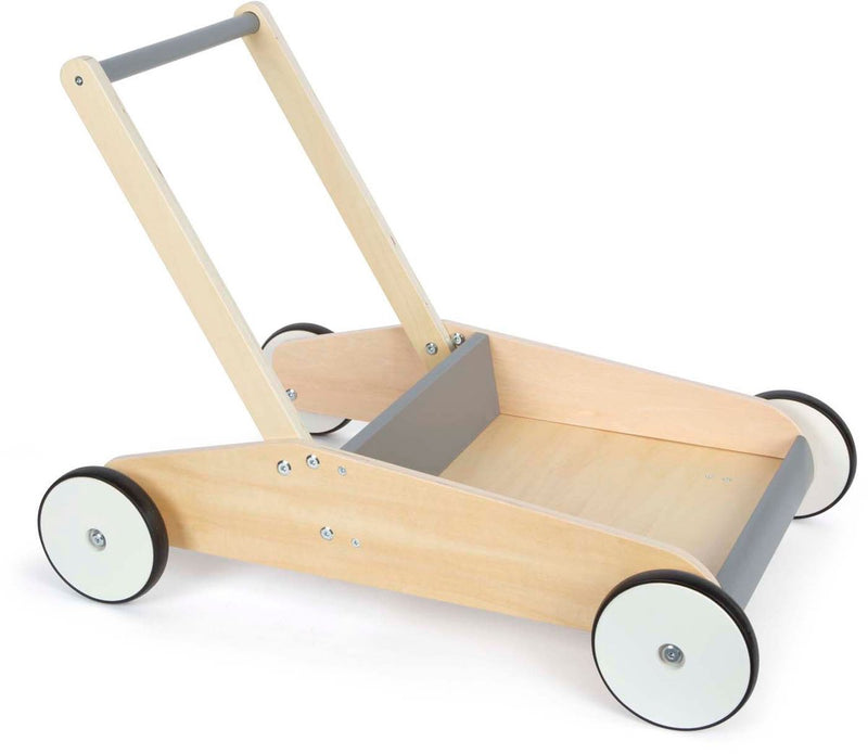 Afbeelding laden in galerijviewer, Small foot - houten loopwagen grijs
