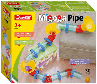 Quercetti migoga pipe knikkerbaan, 30dlg.