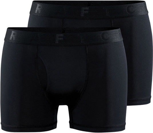 Craft active boxer 3-inch 2-pack m heren sportonderbroek - zwart