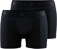 Craft active boxer 3-inch 2-pack m heren sportonderbroek - zwart