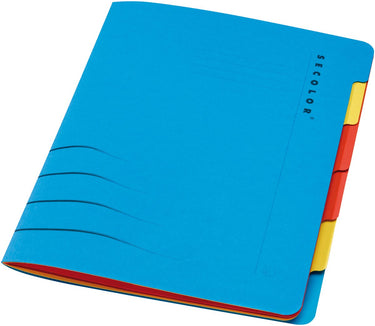 Jalema sorteermap djois secolor blauw 6 tabs a4
