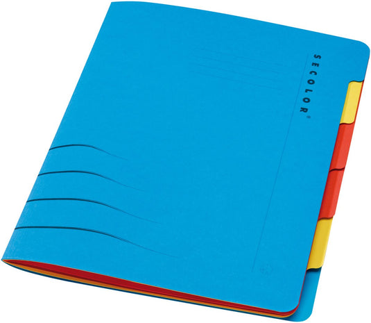 Jalema sorteermap djois secolor blauw 6 tabs a4