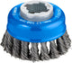 Bosch accessories potborstel x-lock heavy for metal, 75 mm, 0,5 mm, gevlochten staaldraad 2608620727 1 stuk(s)