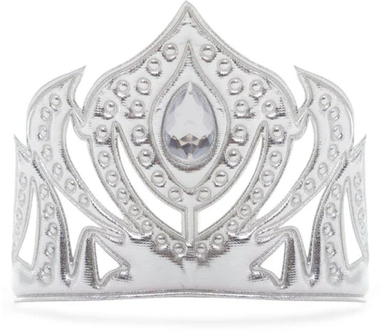 Little adventures - ice princess kroon – zachte kinderkroon – zilver