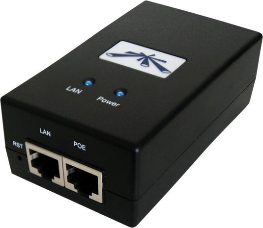 Ubiquiti poe-24 serie - netwerk poe adapter - 24v - 30w - gigabit