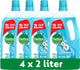 Dettol allesreiniger - linnen frisheid 2l - 4 stuks - voordeelverpakking