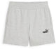 Puma ess small no. 1 logo 5'' high-waist shorts tr dames broek - light gray heather