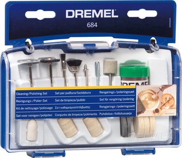 Dremel set voor reinigen polijsten - 684