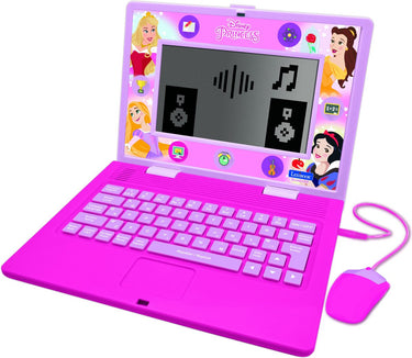 Lexibook disney princess tweetalige educatieve laptop met 170 activiteiten (85 in elke taal) 6,7 scherm en fr