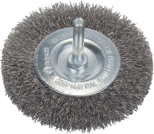 Bosch 6mm schijfborstel 80 gegolfd 0.2 inox