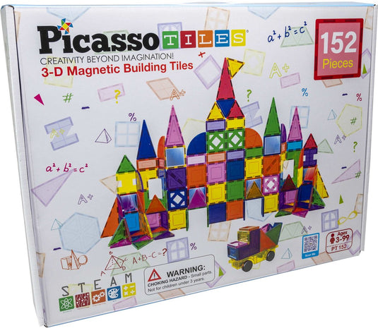 Selecta picassotiles blocks and mirrors - magnetische bouwtegels, 152dlg.