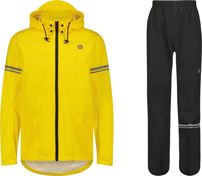 Load image into Gallery viewer, Agu original regenjas essential black yellow
