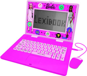 Lexibook barbie tweetalige educatieve laptop met 170 activiteiten (85 in elke taal) 6,7 scherm en fr