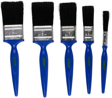 Kinzo kwasten set – 5 stuks – verfkwasten 12, 25, 38 en 50 mm – voor schilderklussen in en om huis