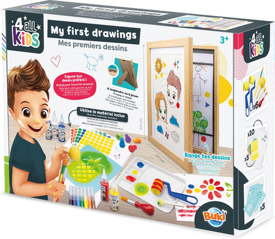 Buki france buki - mijn eerste tekenset - tekenen en kleuren - creatief speelgoed