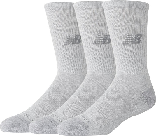 New balance active crew socks 3 pack unisex sportsokken - atletic grey