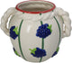 Hd collection vaas druif aardewerk 18x14,3x13,2cm