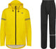 Agu original essential regenpak – 100% waterdicht winddicht – dames heren - poray 5.000 – gerecycled materiaal – geel - maat xxl
