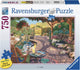 Ravensburger gezellige achtertuin - puzzel van 750 xl stukjes - exclusiviteit