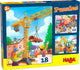 Haba legpuzzel bouwvoertuigen junior 20 x 25 cm karton 3-delig
