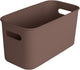 Sunware sigma home cube box 6l - 31.3x16x16 cm - bruin