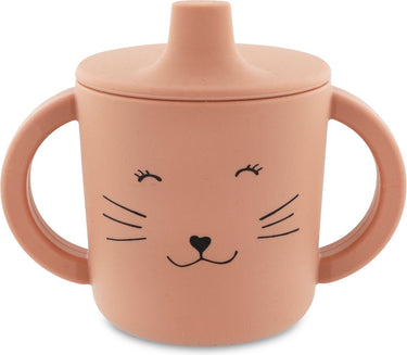 Trixie tuitbeker - mrs. cat - drinkbeker voor baby - antilek beker - voor baby's vanaf 4 maanden - van siliconen - geschikt voor de vaatwasser