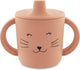 Trixie tuitbeker - mrs. cat - drinkbeker voor baby - antilek beker - voor baby's vanaf 4 maanden - van siliconen - geschikt voor de vaatwasser