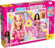 Lisciani - barbie - glitter puzzel - selfie! - 60 stukjes
