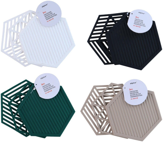 Alpina hexagon onderzetters 3 stuks
