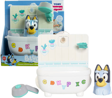 Tomy bluey shower scrub bluey