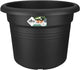 Elho green basics cilinder 65 - bloempot voor buiten - ø 64.0 x h 48.5 cm - living black