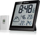 Bresser weerstation - temeotrend jc - zwart - lcd-scherm met weersvoorspelling - binnen en buiten