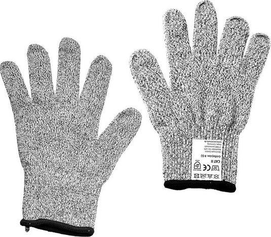 Westmark snijbeschermende handschoenen, 2 stuks, maat 8 (l), wasbaar op 30 °c, kunststof polyester, antraciet, 10772270