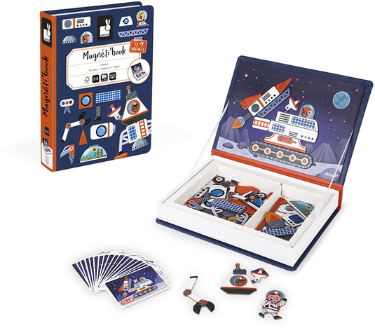 Janod - magnetibook - heelal - magneetboek speelset