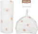 Lulujo hello world swaddle mutsje - daisies