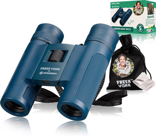Freek vonk x bresser - verrekijker voor kinderen - 10x25 - licht en compact