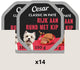 Cesar hondenvoer - classic - rund in paté - maaltijdkuipjes 14x150g