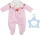 Baby annabell speelpakje roze - poppenkleding 43 cm