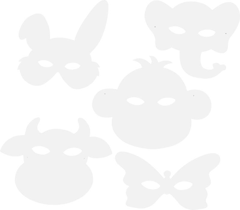 Load image into Gallery viewer, Creotime knutsel maskers dieren, 16st.

